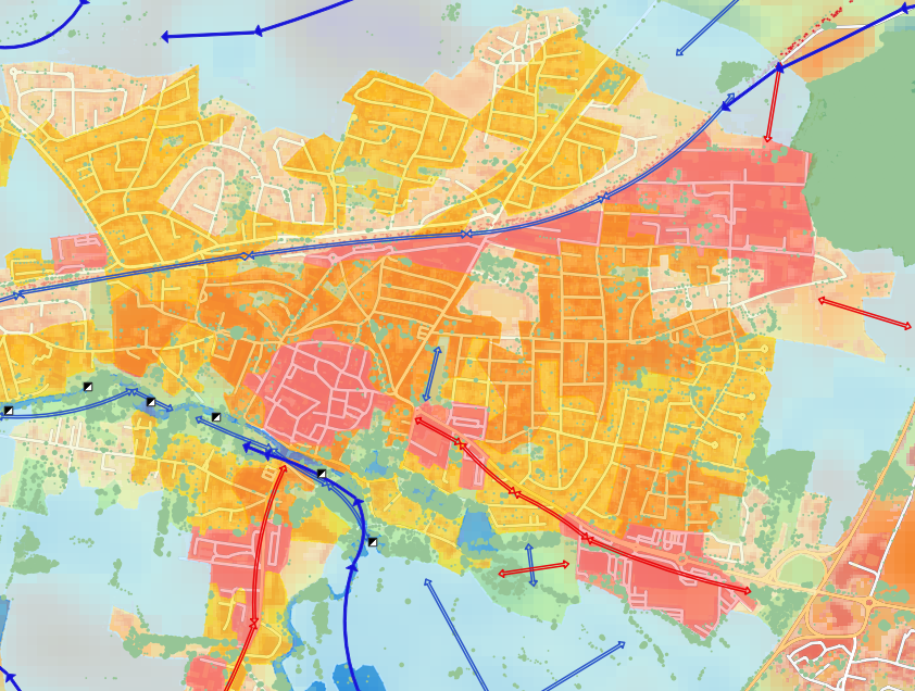 Stadtklimaanalyse für die Kernstadt von Abensberg